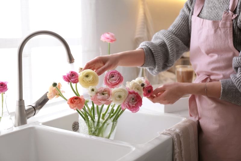 Un bouquet de fleurs fraiches